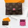 M41939 titulares de caça -níqueis de cartas de luxo Rosalie designer feminino bolsa -chave bolsa bolso bolso de couro de couro bolsa