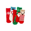 Barnstrumpor 20 par Partihandel 2024 Barnens julstrumpor Höst och vinter Bomull Cartoon Boys Girls Baby Barn Socks 1-12Y 231121