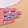 Charms 10pcs 26 37mm Ocean Fashion Tail Resin For Earring Necklace Jewelry DIY Making