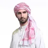 Bufandas Hombres Sombreros árabes Hijab Bufanda Fular islámico Estampado Turbante Árabe Headcover para hombres s ropa musulmana turbante de oración 231121