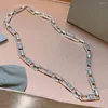 Chains European And American Zipper Design With Retro Style Unique Minimalist Industrial Men's Women's Necklaces