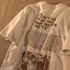 Koszulka damska koszulka y2k print High Street Clothing HARAJUKU Ubrania Zwyciężone grunge letnie goty