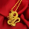 Ketten Dragon Choker Halskette für Männer Frauen Punk Hip Hop Gold Color Statement