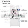 ZONESUN Automatic Corrosive Filling Machine Caustic Liquid Products Disinfectant Kitchen Cleaner Pesticide Bleach ZS-YTCR4A