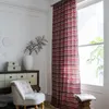 Rideau litchi Vintage fenêtre occultant Style bohème rideaux d'ombrage pour salon chambre drapé