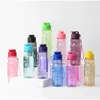 Mugs 650ml Water Cup Sport Water Bottle Couple Water Cups PET Plastic Water Container Antidrop Outdoor Rope Water Bottles Gift Mug Z0420