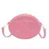 dermis designer cel lady Mini tender pink mooncake bun 2023 Solid PU Fashion Personalized Daily Fragrance Simple Womens Bag Single Shoulder Bag Crossbody Bag Sm JII3