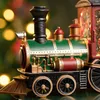 クリスマスおもちゃのサプライズクリスマスサンタクロース列車音楽ボックスフライングスノーミュージックボックスクリスタルボール子供のおもちゃ誕生日プレゼントGEファン231121