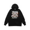 Galerie męskie bluzy bluzie z kapturem Designer Projektant Los Angeles Winter New Design Skull Print Plush Hooded Sweater unisex