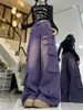 Jeans Femme Femmes Baggy Denim Pantalon avec poche à rabat Cargo Techwear Streetwear Cool Y2K Pantalon Harajuku Bf Boyfriend Lâche Droite 2023