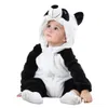 Piżama dziewczynka ubrania szafy piżamie 0-3 lata flanel zwierzę Romper niemowlę maluch chłopców kostium dziecko pijama śpiąca 231120