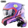 Motorfietshelmen Draaien vrouwen Men Motocross MotocBike Modulaire helm Winddicht Veiligheid Warm Cascos de Moto Para Los Hombres