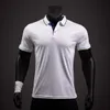 Men s Polos Summer Casual Polo Shirts Mens Short Sleeve Golf Shirt Button Down Work T Shirts Quick Dry Tees Breathable Sports Pullovers 230421