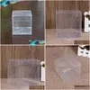 Party Favor 5x5x5cm Square PVC Birthday Gift Storage Box Holder Chocolate Candy Boxes Package Shipipng ZA4525 Drop Delivery DHPQE