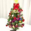 Décorations de Noël 45cm arbre petit pin bureau mini décoration de vacances verte exquise 231121