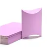 Favor Holders 50Pcs/Lot Pillow Party Diy Box Candy Boxes Supply Zubehör Favor Kraft Paper Gift Drop Delivery Events Supp Dhxkm