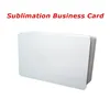 Business Card Files Wholesale Sublimation Metal Cards Heat Transfer Blank Aluminum Plate 3.1X2.1Inch 100Pcs/Set Double Side For Sub Dhnzy