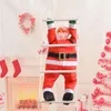 Christmas Decorations 60CM Climbing Rope Ladder Santa Claus Christmas Decorations Hanging Doll Tree Ornament Outdoor Santa Claus Doll Pendant 231120