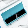 Gift Wrap 7 Färger Rectangar Clamshell Pen Box Fashion UpScale Business Office Storage Creative School Supplies Pencil Cases LX4860 DHQYV