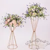 Party Decoration Flower Stand Wedding Metal Walkway Pillar Centerpiece Tall Vase For Table