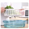 Panier de vidange de vaisselle multifonctionnelle créative, rangement de cuisine, lavabo de lavage de fruits et légumes, boîte à vaisselle avec couvercle