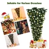 Decorazioni natalizie Consegna gratuita di forniture Albero da 7 piedi invertito manualmente decorazione natalizia Staffa in metallo per casa 231121