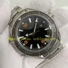 6 Color With Box Watch for Real Photo Mens Black Dial 600m Ceramic Bezel Stainless Steel Bracelet Super Cal.8900 Movement Transparent Back Automatic Sport Watches