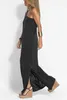 Casual Dresses Vacation Women's Long Dress Solid Single Shoulder Split Fashion Top Sleeveless BodyCon Maxi For Women Clothing