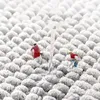 Badmattor Chenille förtjockar Super Water Absorbent Mat Soft Bekväm anti-halkbadkar Sidmatta mattan Lätt att rengöra badrum