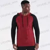 Felpe con cappuccio da uomo Felpe Bodybuilding Felpa con cappuccio muscolare Uomo Abbigliamento sportivo Giacca da allenamento Palestra Fitness Allenamento Pullover Tuta sportiva Running Felpa con cappuccio da uomo T231121