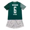 23 24 SV Werder Brême Maillots de football pour enfants 2024 Édition spéciale DUCKSCH BITTENCOURT BUCHANAN BURKE FRIEDL KEITA FULLKRUG Domicile 3ème Maillots de football