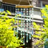 Garden Decorations Suncatcher Crystal Wind Chimes Hanging Moon Catcher Pendants Home Garden Christmas Tree Rainbow Prism Decor Wedding Decoration 231120