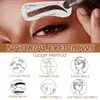 Eyebrow Enhancers HEALLOR Eyebrow Shaping Kit Stamp Eyebrow Pencil and 5 Pairs Brow Stencils Kit Pen Cosmetics Waterproof Natural Color Eye Makeup 231120