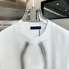 Mäns plus tees polos brev stickad tröja under hösten / vintern 2024 stickmaskin E Anpassad detalj Crew Neck Cotton Q4Y