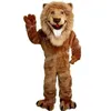 Halloween Brown Lion Mascot Costumes Cartoon Theme Character Carnival Unisex Adults Size Outfit Christmas Party Outfit Suit For Men Women