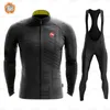 Cycling Jersey Sets Winter Thermal Fleece Clothes Men s Suit Sport Riding Bike MTB Clothing Bib Pants Warm Ropa Ciclismo 230421