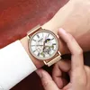 Wristwatches Luxury Men's Mechanical Watches Automatic Tourbillon Wristwatch Moon Phase Watch Man Rose Gold Steel Relogio Masculino