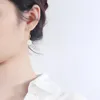 Boucles d'oreilles ES004 ZFSILVER S925 argent mode coréenne à la mode luxe Hetian Jade Double O hexagone bijoux pour femmes Match-toutes les filles
