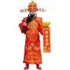Halloween cosplay mammon kostym glad kinesisk nyårsparti klädfestival firande rikedom förmögenhet gud uniform