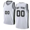 75ème maillots de basket-ball personnalisés pour hommes jeunes San Antonio''Spurs''Tim 21 Duncan''David 50 Robinson Tony 9 Parker Manu 20 Ginobili