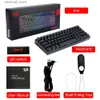 Keyboards REDRAGON Draconic Pro K530 RGB Support Bluetooth 5.0 wireless 2.4G USB 3 mode Mechanical Gaming Keyboard 61 Keys Compute PC Q231121