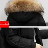 Women's Down Parkas Winter Faux Fur Collar Hooded Midlength Parka Thick Cotton Overcoat Warm Outwear Korean Snow Coats Loose Jackets 231121