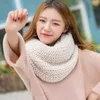 Scarves Fashion Women Ladies Knitting Scarf Winter Warm Necklace for Clothing Accessories Imitation Cashmere Female 231121