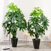 Decorative Flowers 140/150cm Artificial Money Tree Bonsai Home Office Garden Yard Green Large Plant Floor Potted Faux Fortunate Decor