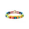 Strand Kkbead Rainbow Bransoletka gejowska biżuteria Enami Bracelet Bracelets Zestaw podarunkowy kolorowy dla kobiet mężczyzn pulseras femme