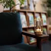 Lamps Simple Retro USB Rechargeable Table Lamp Nordic Luxury Hotel Model Room Bedroom Bedside Decorative Night Light AA230421