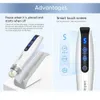 Dispositivo elettrico per la bellezza del viso wireless a 5 livelli di velocità Bio Pen Q2 combina EMS e Microneedling Triplo effetto Ringiovanimento della pelle con luce LED per la ricrescita di barba / capelli