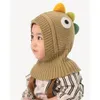 Casquettes Chapeaux Bébé Hiver Capot Chapeau Dessin Animé Dinosaure Hiver Enfants Chapeau Tricot Bébé Chapeau pour Fille Garçon Cadeau De Noël Année Chapeau pour Bébé 231120