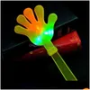 パーティーデコレーションフラッシュLED LID LUMINESCENCE HANDS CLAP SUPPLIES NIGHT LIGHT HAND DEVACE CONCERT CHRISTIAS GIST ZA5607ドロップデリバリーホームDHEL3