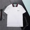 2023 Designer Camisas Polo Masculinas Polo de Luxo Casual Masculina Polo T Shirt Snake Bee Letra Estampada Bordado Moda High Street Polos Masculinas M-XXXL